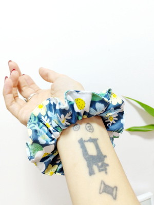 Scrunchie floral coleção meiga