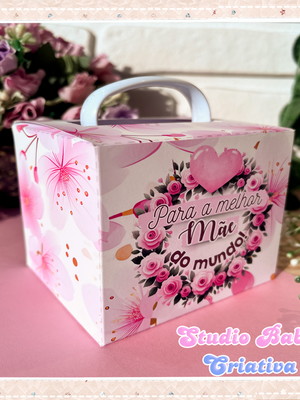 Caixa para caneca dia das mães