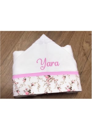 Toalha de banho para bebê com capuz personalizada