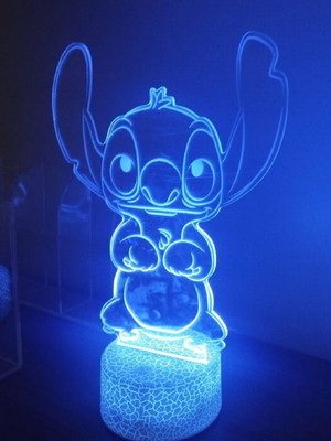 Luminária led em acrílico
