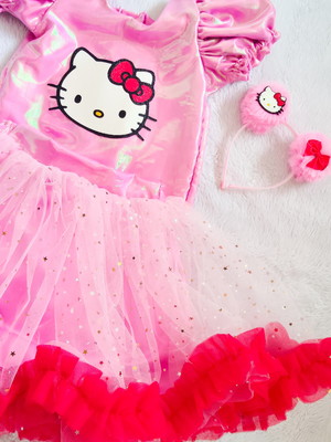 Conjunto hello kitty - fantasia hello kitty