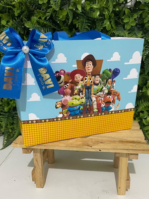 Sacolinhas toy story com laço