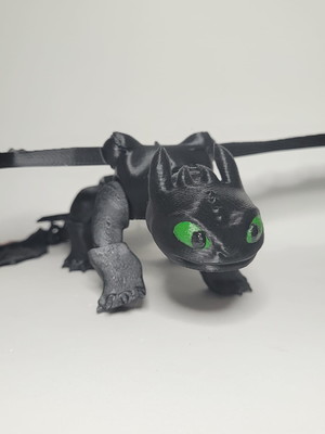 Banguela articulado impressão 3d pintado à mão
