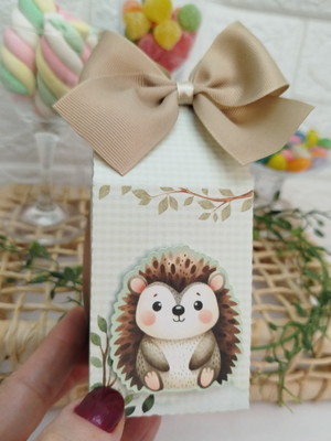Caixa milk personalizada tema bosque menino