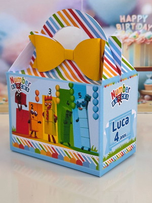 Caixa maleta numberblocks