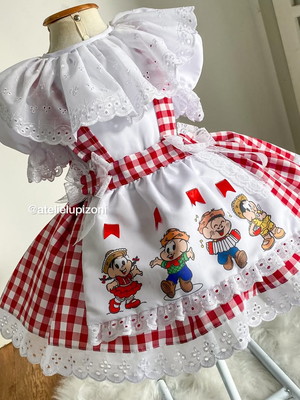 Conjunto 2 em 1 festa junina - ateliê lú pizoni
