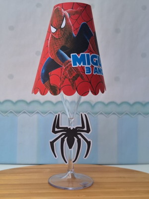Abajur homem aranha com led