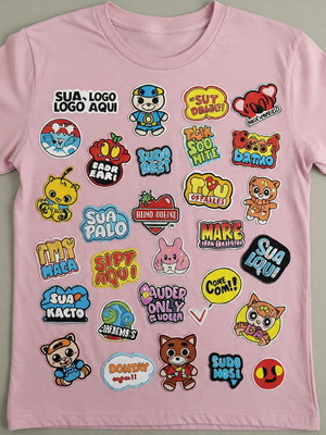 10 3cm apliques para roupas personalizado com sua imagem