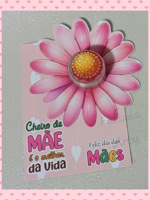 Card com potinho de creme dia das mães