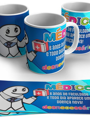 Caneca flork médico 02