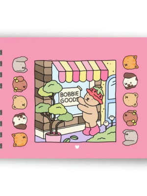 Caderno de colorir bobbie goods 50 desenhos