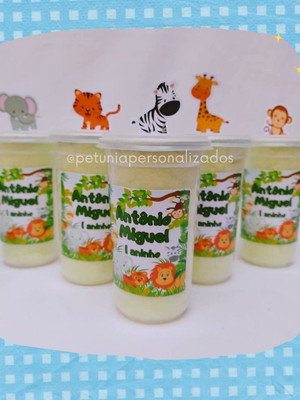 Algodão doce no copo - safari