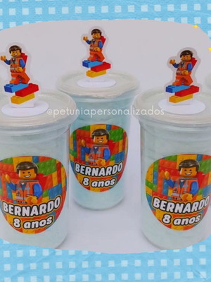 Algodão doce no copo - lego