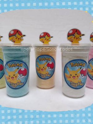 Algodão doce no copo- pokémon