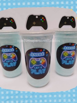 Algodão doce no copo- video game