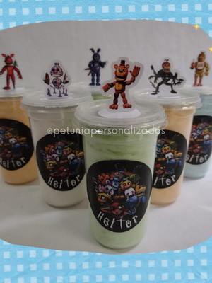 Algodão doce no copo- five nights