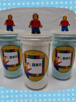 Algodão doce no copo - lego