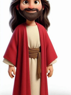 Jesus display em mdf 70cm