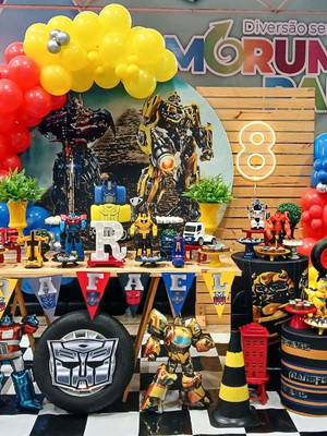 Locação - decoração transformers