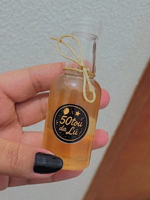 Mini garrafa plástica personalizada -lembrancinha para festa