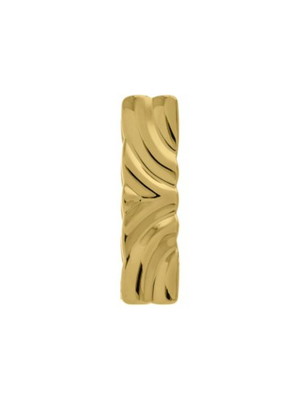Passador retangular 42mm dourado (a partir de 02 unid)