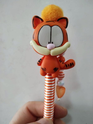 Caneta decorada garfield