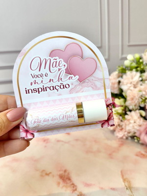 Manteiga de cacau personalizada dia das mães