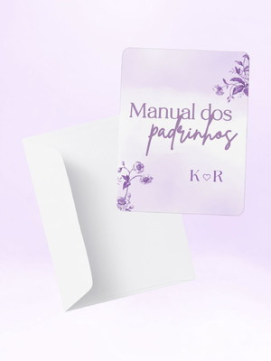 Manual para padrinhos personalizado