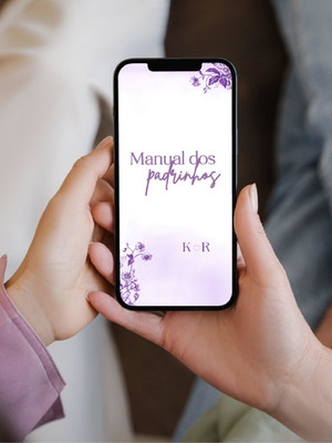 Manual para padrinhos personalizado digital e interativo