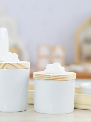 Kit higiene bebê porcelana pinus térmica nuvem compactok069