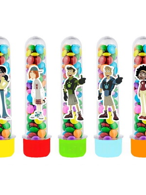 Apliques para tubetes: aventuras com os kratts
