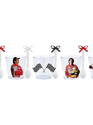 Copinhos com colherzinhas: ayrton senna