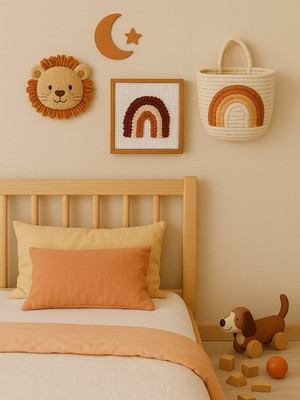 Quadro arco-iris boho