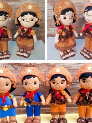 Casal cangaceiros maria bonita e lampião.