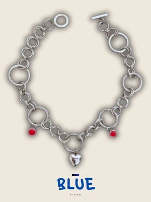 Colar - choker prata de corrente personalizada