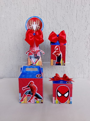 Kit personalizado clássico homem aranha (20 itens)