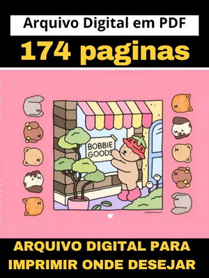? livro digital de colorir ? estilo bobbie goods (174 página
