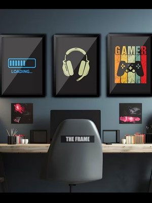 Quadros decorativos gamer geek nerd 40x60cm com vidro