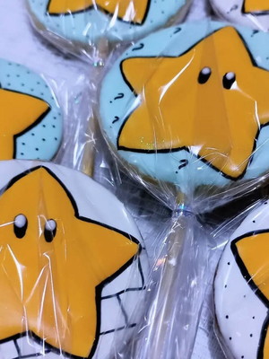 Biscoito decorado mario bros
