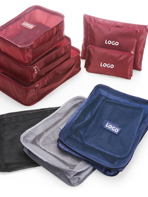 Organizador de mala com 6 pçs personalizadas