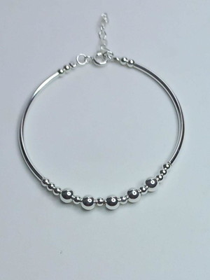 Pulseira articulada de bolas