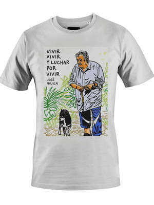 Camisa camiseta josé mujica arte