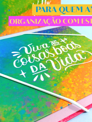 Kit caderno mais bloquinho na caixa