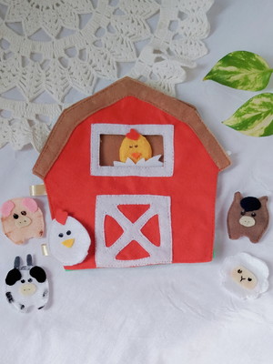Mini quiet book fazendinha