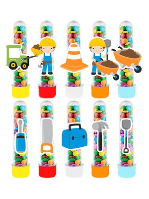 Tubetes com apliques 3d: construtor