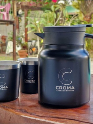 Garrafa térmica de café 1000 ml personalizada