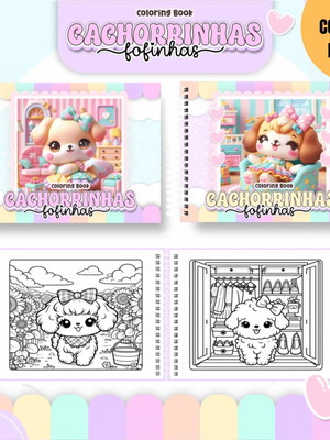 Arquivo digital cachorrinha livro de colorir -3280