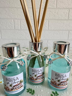 Difusor de aromas com varetas - brisa de verão - 100ml