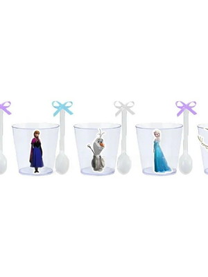 Copinhos com colherzinhas: frozen