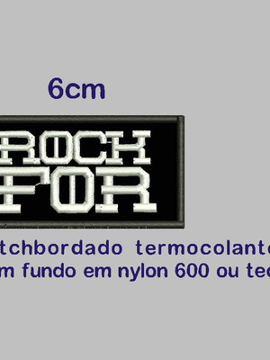 Patch aplique bordado personal